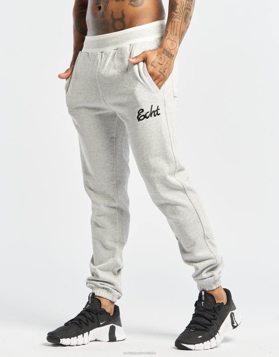 ECHT PBVJ539 vrećica vrijesak siv muškarci skripta joggers