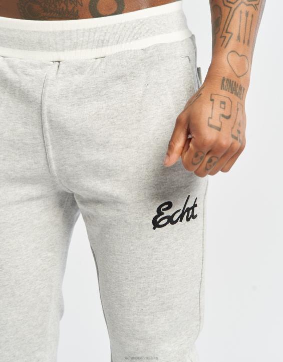 ECHT PBVJ539 vrećica vrijesak siv muškarci skripta joggers