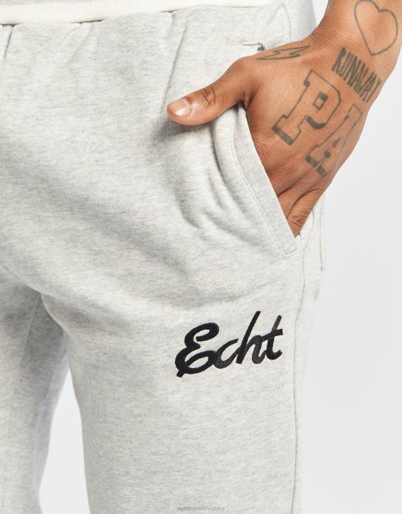 ECHT PBVJ539 vrećica vrijesak siv muškarci skripta joggers