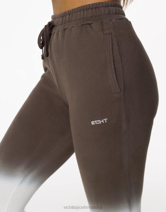 ECHT PBVJ441 odjeća smeđa žene tie dye joggers