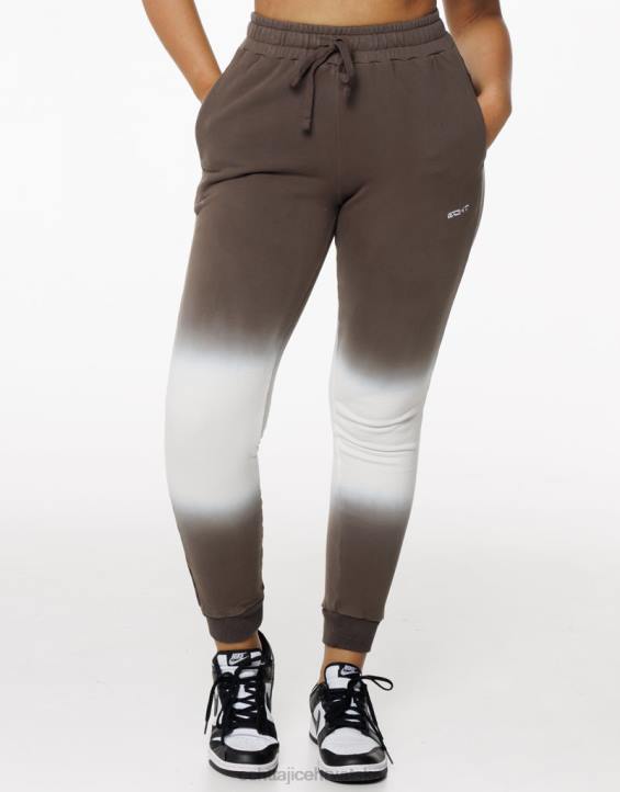 ECHT PBVJ441 odjeća smeđa žene tie dye joggers