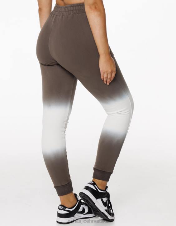 ECHT PBVJ441 odjeća smeđa žene tie dye joggers