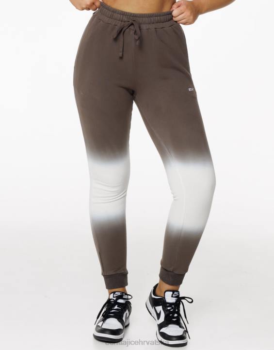 ECHT PBVJ441 odjeća smeđa žene tie dye joggers