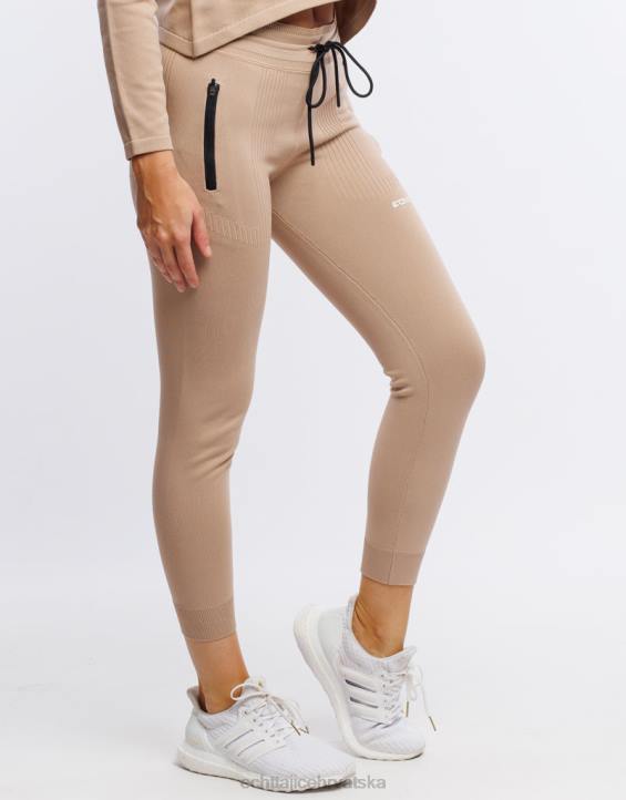 ECHT PBVJ516 odjeća krem bijela žene faze pletene joggers