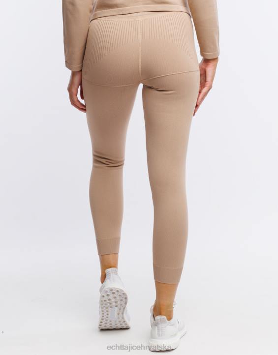 ECHT PBVJ516 odjeća krem bijela žene faze pletene joggers
