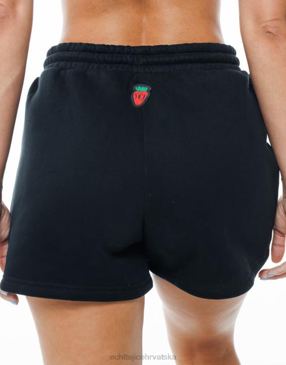 ECHT PBVJ171 odjeća crno žene jagoda lounge kratke hlače