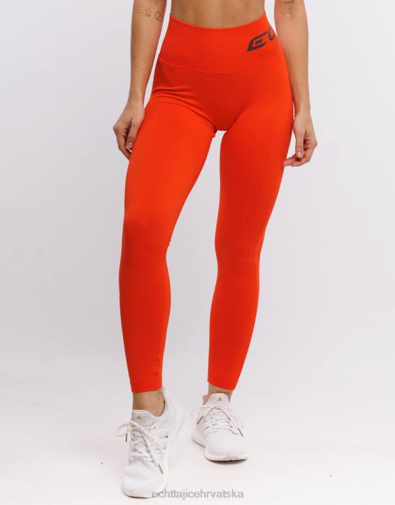 ECHT PBVJ499 odjeća sunčana mandarina žene nastati scrunch tajice