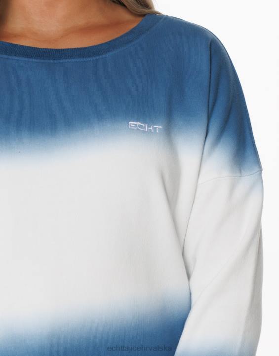 ECHT PBVJ442 odjeća plava žene tie dye džemper