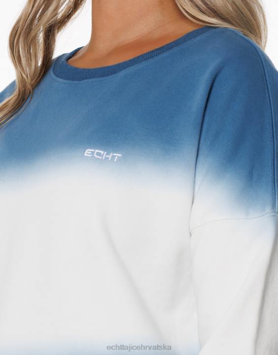 ECHT PBVJ442 odjeća plava žene tie dye džemper