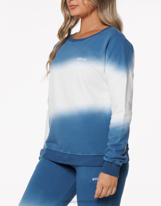 ECHT PBVJ442 odjeća plava žene tie dye džemper