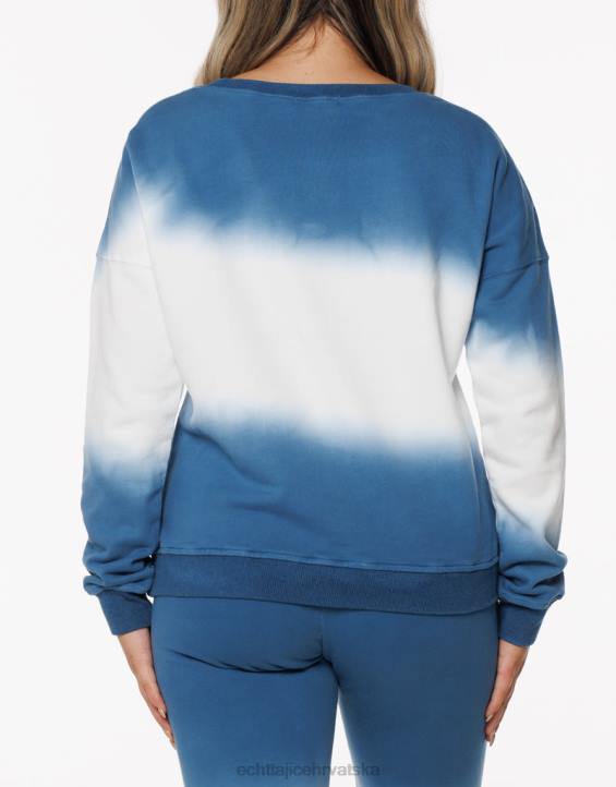 ECHT PBVJ442 odjeća plava žene tie dye džemper
