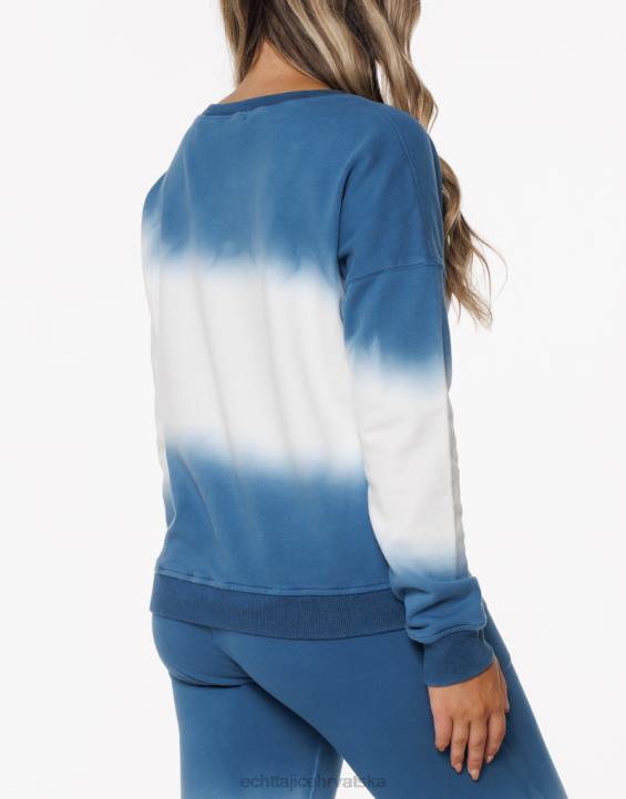 ECHT PBVJ442 odjeća plava žene tie dye džemper