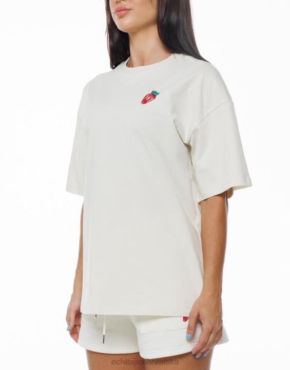 ECHT PBVJ173 odjeća bijela žene jagoda oversize tee