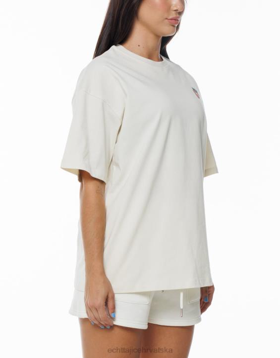 ECHT PBVJ173 odjeća bijela žene jagoda oversize tee