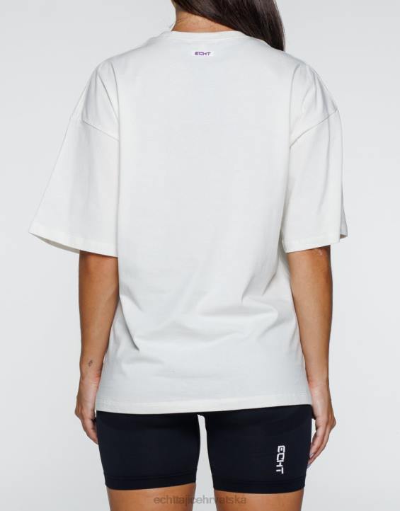 ECHT PBVJ193 odjeća bijela žene fire oversize tee