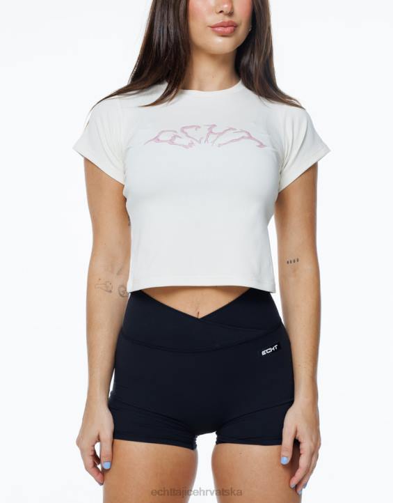 ECHT PBVJ223 odjeća zvijezda bijela žene terror baby tee