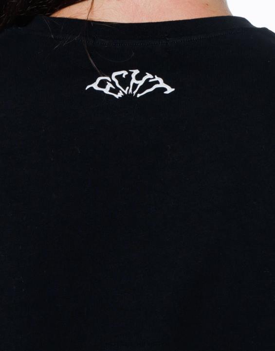 ECHT PBVJ224 odjeća crno žene teror oversize tee
