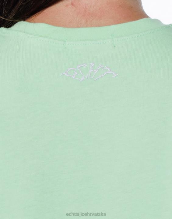 ECHT PBVJ225 odjeća limeta zelena žene teror oversize tee