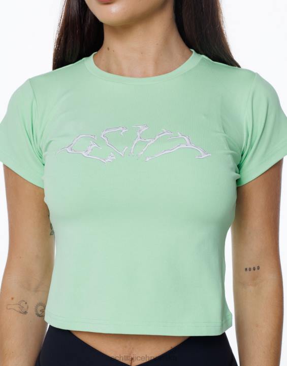 ECHT PBVJ280 odjeća limeta zelena žene terror baby tee