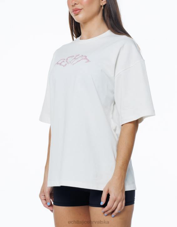 ECHT PBVJ281 odjeća zvijezda bijela žene teror oversize tee
