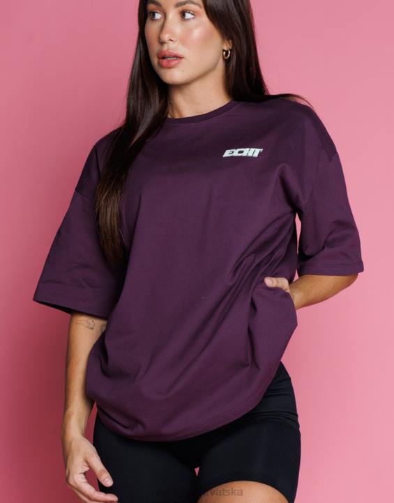 ECHT PBVJ432 odjeća šljiva ljubičasta žene track tee
