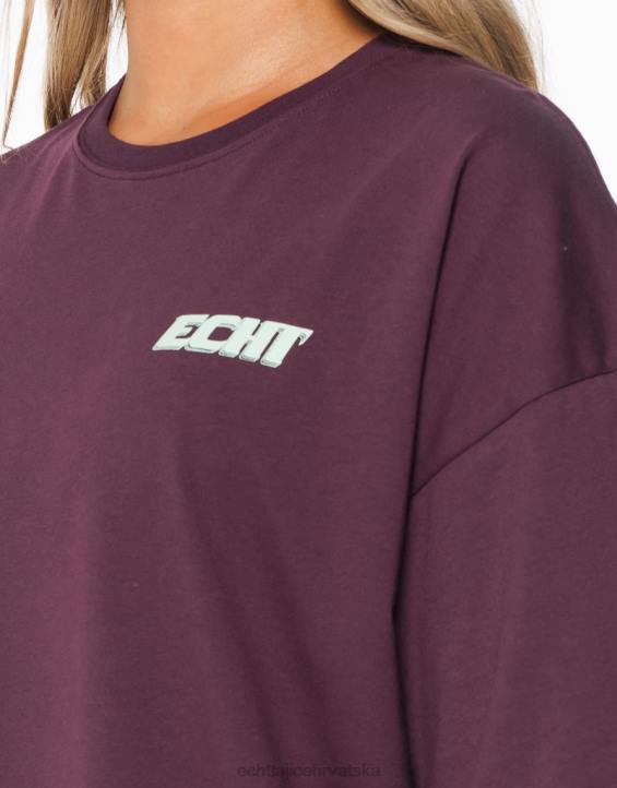 ECHT PBVJ432 odjeća šljiva ljubičasta žene track tee