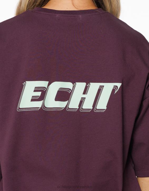 ECHT PBVJ432 odjeća šljiva ljubičasta žene track tee