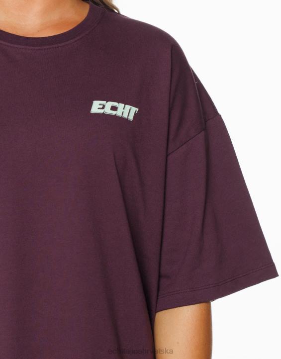 ECHT PBVJ432 odjeća šljiva ljubičasta žene track tee