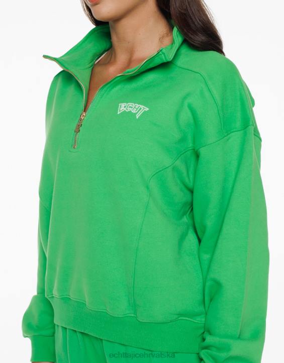 ECHT PBVJ103 odjeća klasična zelena žene tour 1/4 zip pulover