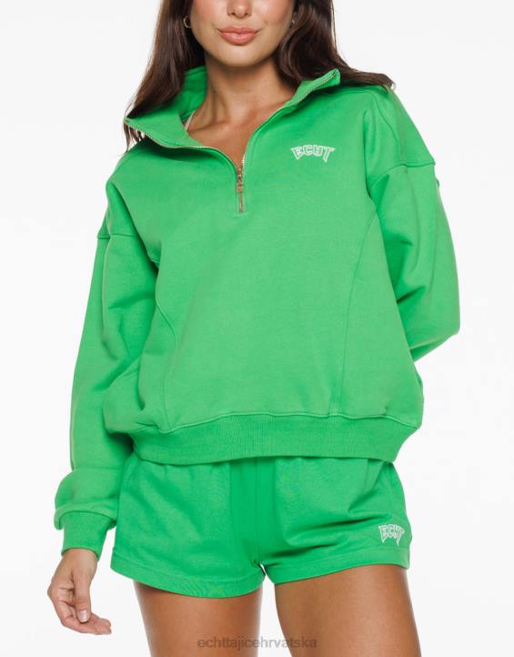 ECHT PBVJ103 odjeća klasična zelena žene tour 1/4 zip pulover
