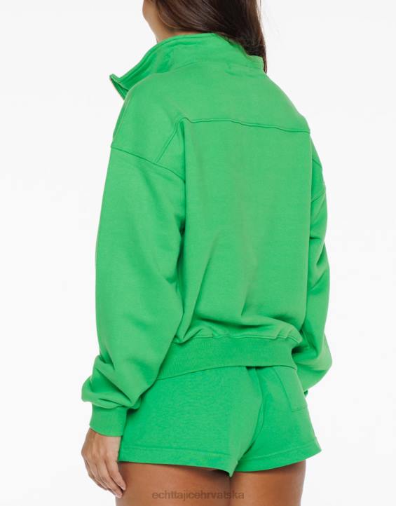 ECHT PBVJ103 odjeća klasična zelena žene tour 1/4 zip pulover