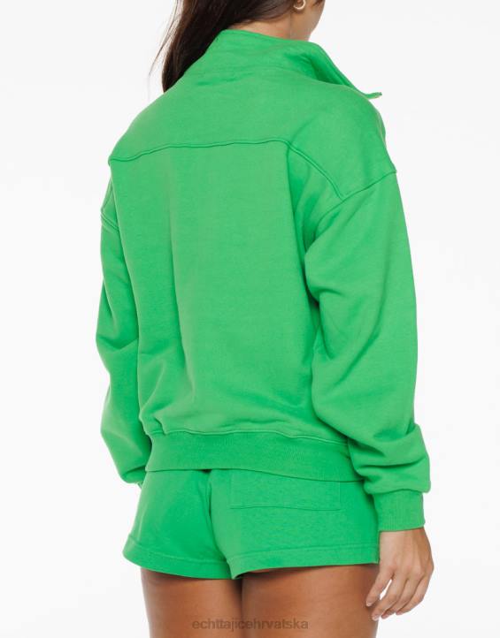 ECHT PBVJ103 odjeća klasična zelena žene tour 1/4 zip pulover