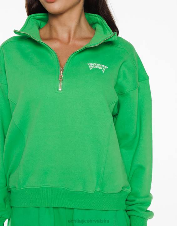 ECHT PBVJ103 odjeća klasična zelena žene tour 1/4 zip pulover