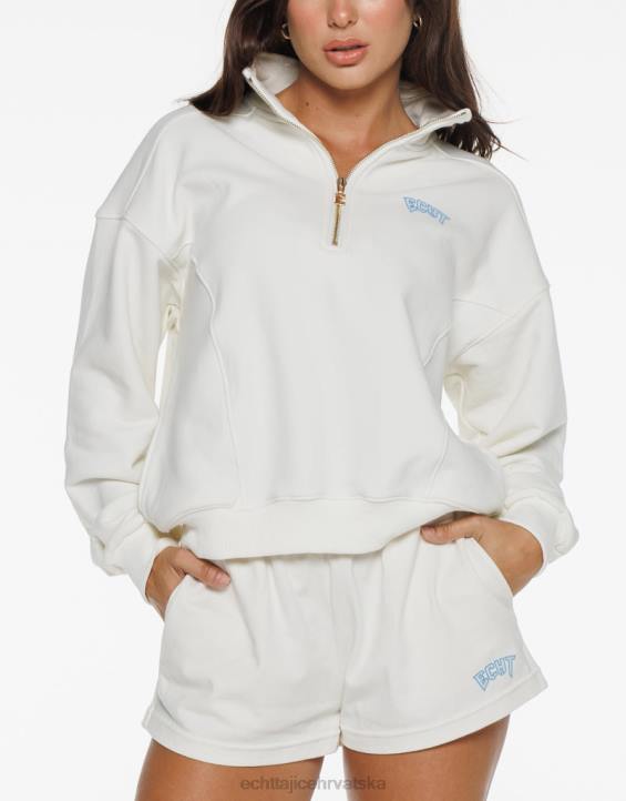 ECHT PBVJ104 odjeća polarna bijela žene tour 1/4 zip pulover