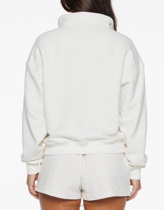 ECHT PBVJ104 odjeća polarna bijela žene tour 1/4 zip pulover