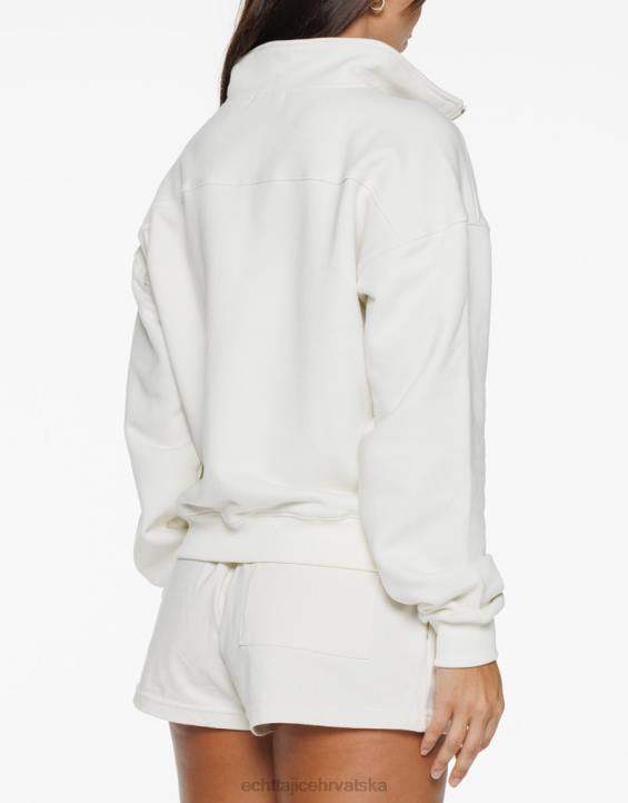 ECHT PBVJ104 odjeća polarna bijela žene tour 1/4 zip pulover