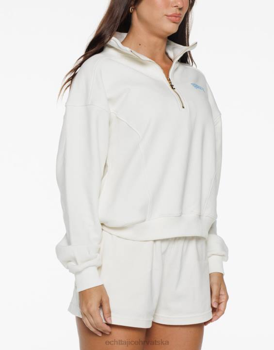 ECHT PBVJ104 odjeća polarna bijela žene tour 1/4 zip pulover