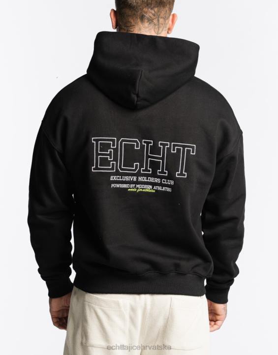 ECHT PBVJ65 odjeća crno žene držači club hoodie