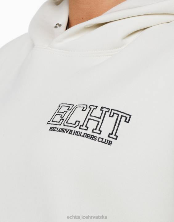 ECHT PBVJ68 odjeća krema žene držači club hoodie