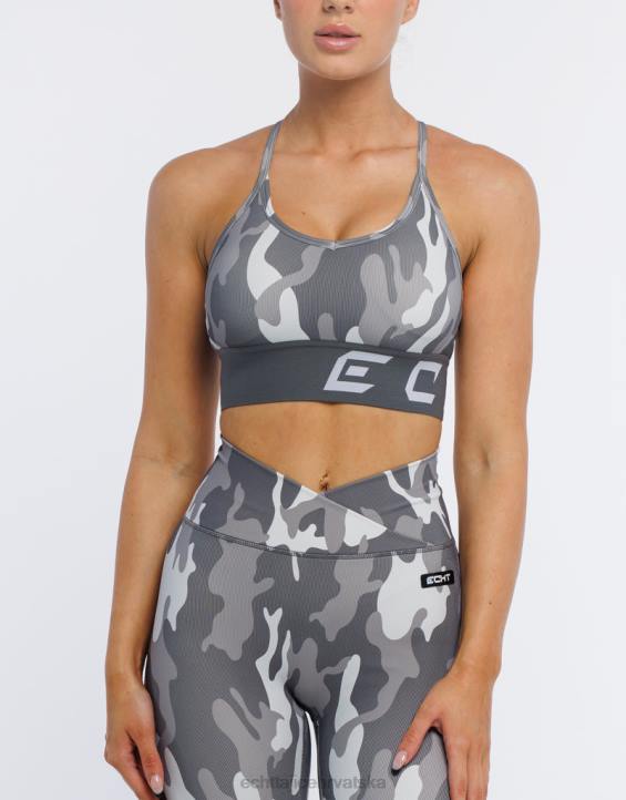 ECHT PBVJ147 odjeća stealth siva žene hiperkamo sportski grudnjak