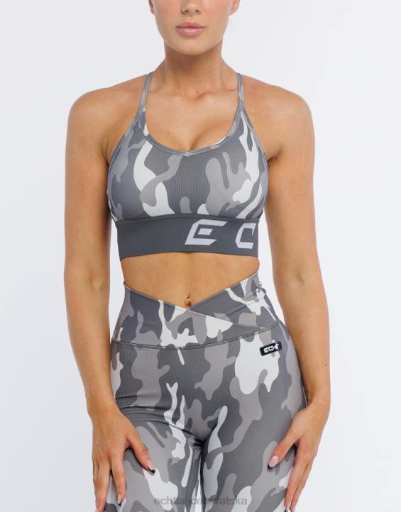 ECHT PBVJ147 odjeća stealth siva žene hiperkamo sportski grudnjak